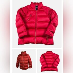 Polo by Ralph Lauren Women's Red Puffer Jacket